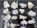 Natural Clear Quartz Clusters (1–2") – 10 Pieces