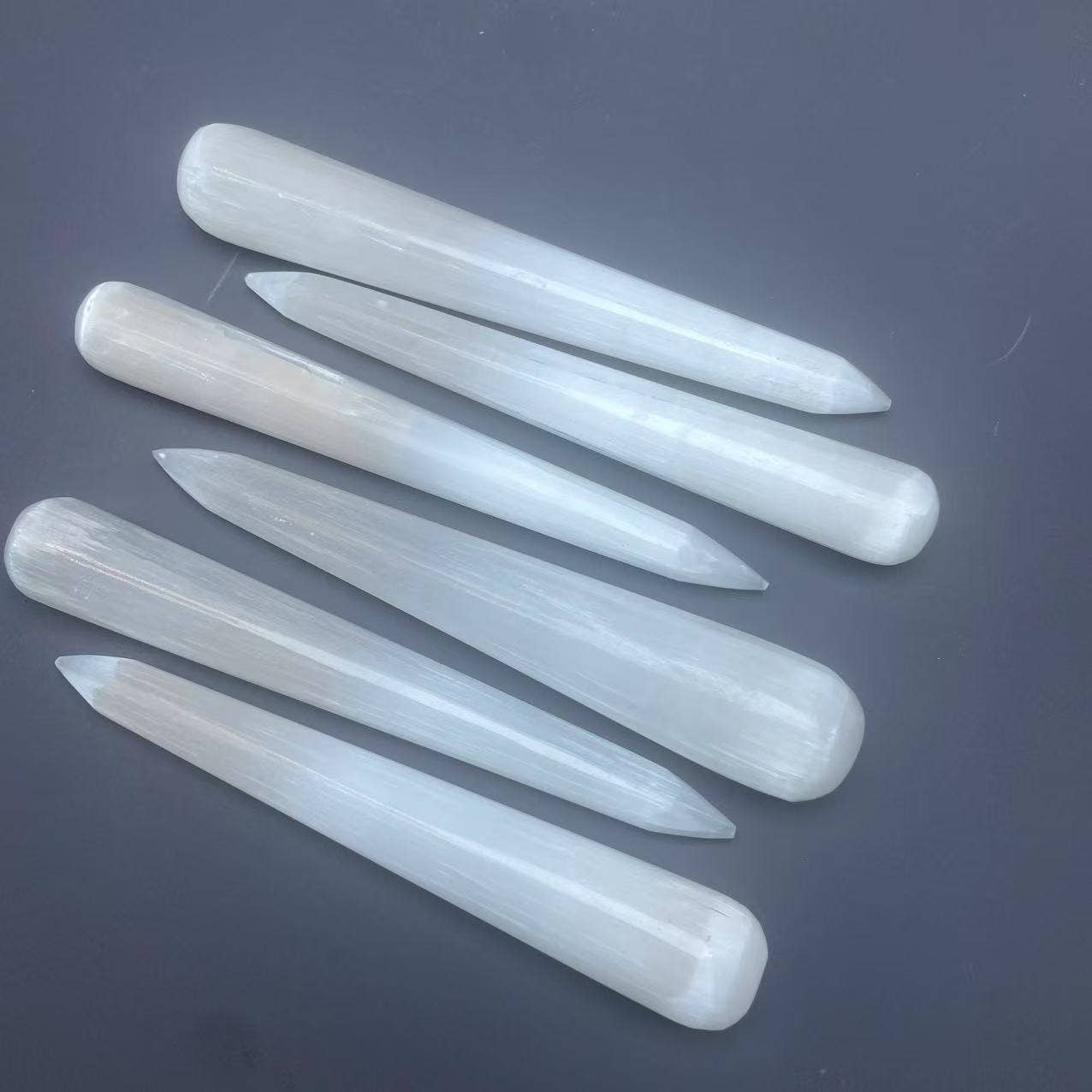 Selenite Conical Wand 5.5-6"